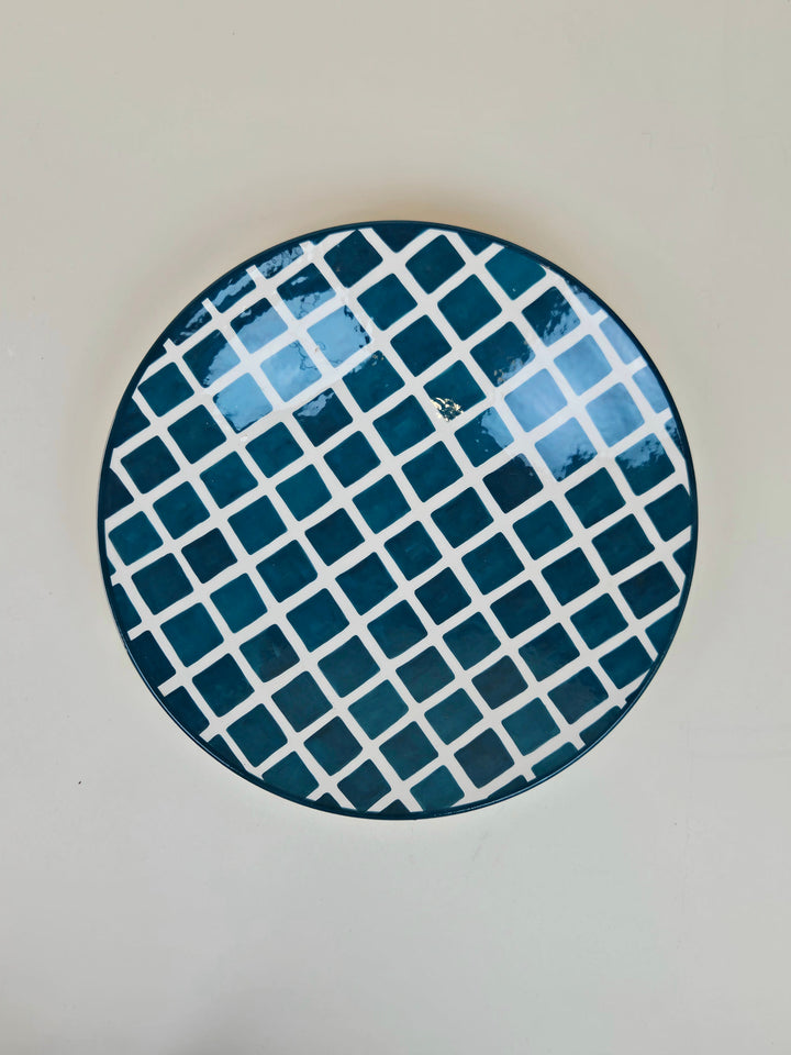 Grand plat - Carreaux