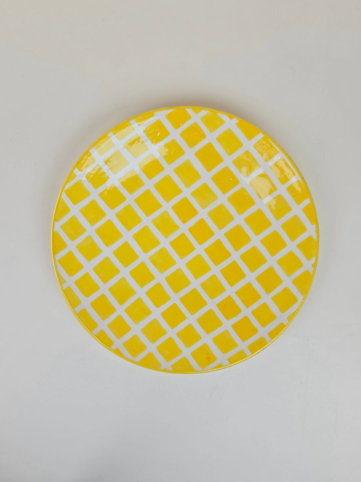 Grand plat - Carreaux