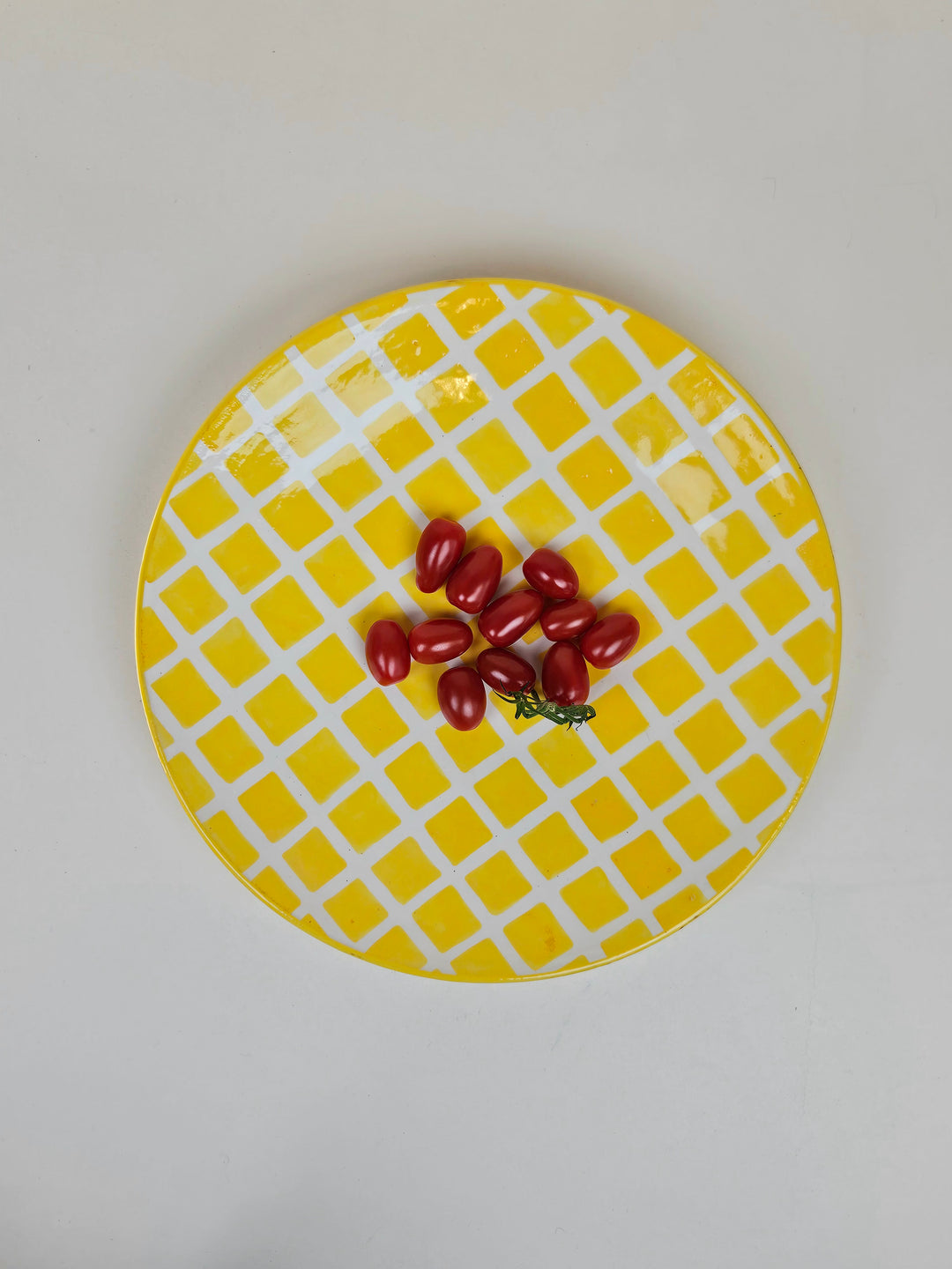 Grand plat - Carreaux