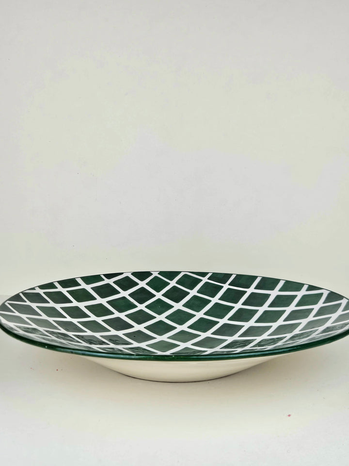 Grand plat - Carreaux