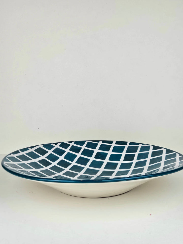 Grand plat - Carreaux